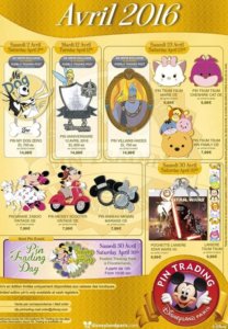 Diese Pins erscheinen im April 2016 neu im Disneyland Paris