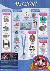 Neue Disneyland Paris Pins im Mai 2016