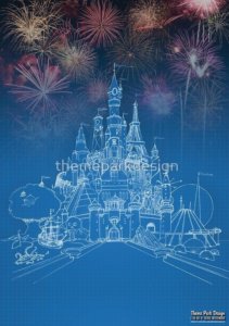 Cover Art des Buches Theme Park Design & the Art of Themed Entertainment