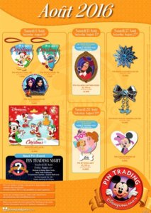 Neue Disneyland Paris Pins August 2016