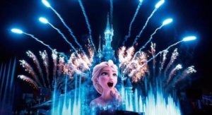 Disney Illuminations im Disneyland Paris, Szene mit Elsa