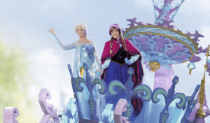 Anna und Elsa bei Disney Stars on Parade