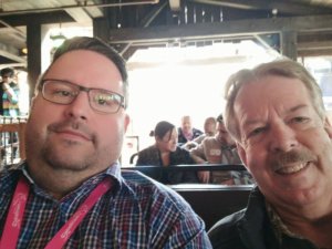 Mit Tony Baxter bei Big Thunder Mountain