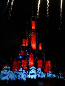 Star Wars Szene bei Disney Illuminations