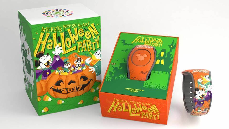 Ein Hightlight zu Halloween: Magic Band in einer nach Schokolade riechenden Box