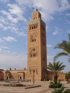 Minarett der Koutoubia-Moschee