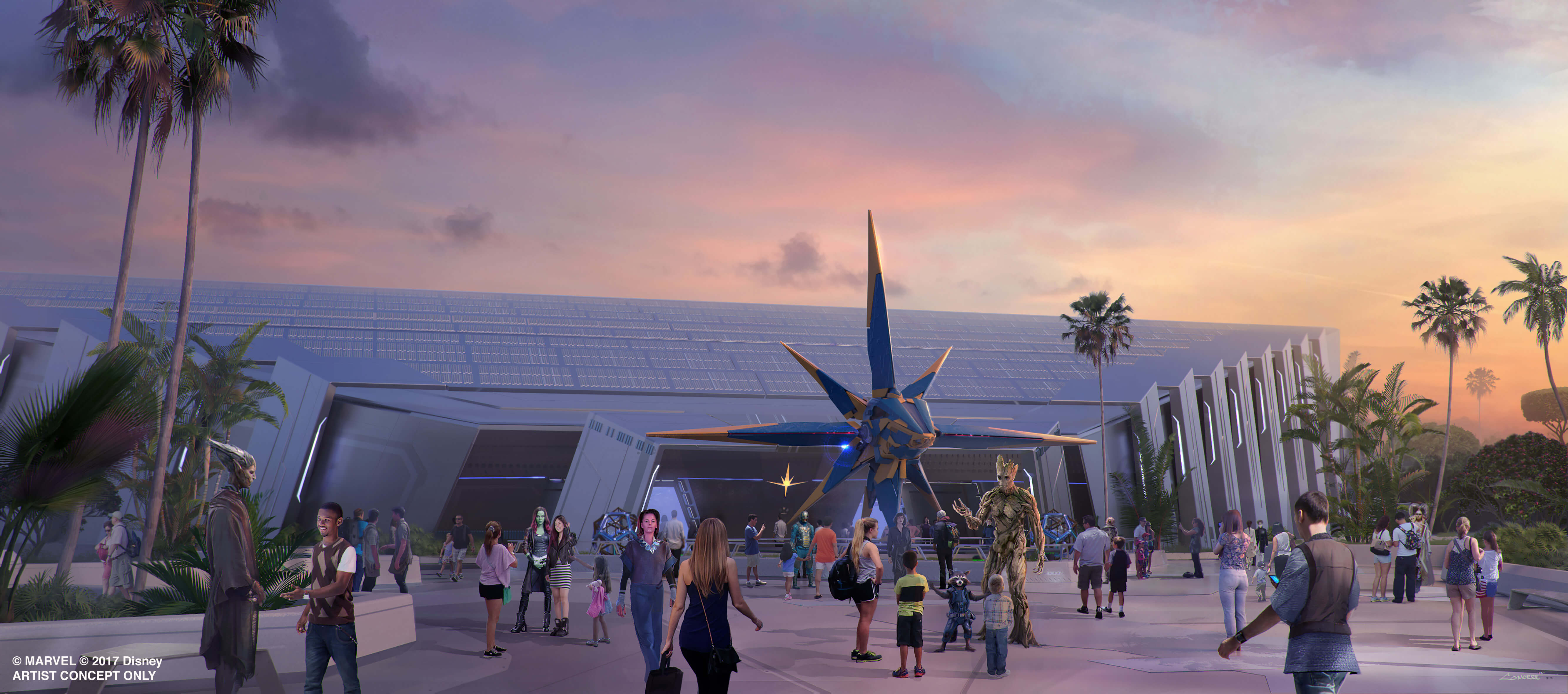 Concept Art GotG Pavillion