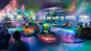 Karussell Alien Swirling Saucers