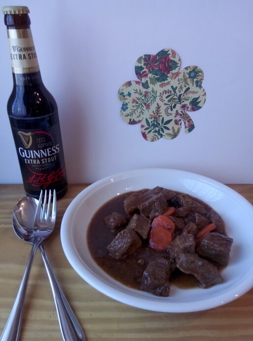 Fertig zubereitetes Guinness Stew