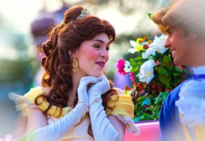 Belle und ihr Prinz im Disneyland Paris