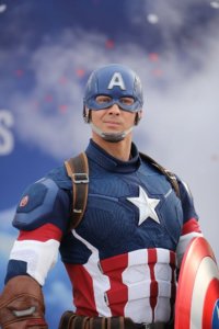 Captain America in Disneyland Paris