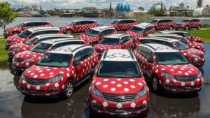 Minnie Van Flotte in Walt Disney World