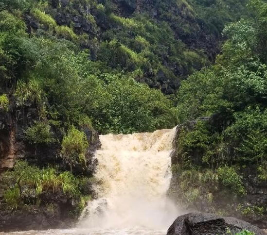 Wasserfall in Hawaii