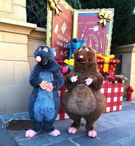 Emile & Remy aus Disney/Pixars Ratatouille in den Walt Disney Studios