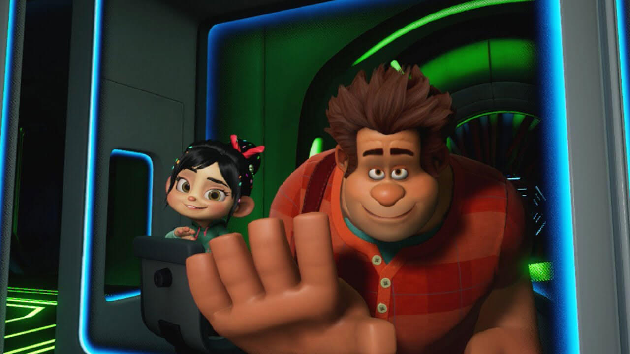 Ralph und Vanellope bei The Void