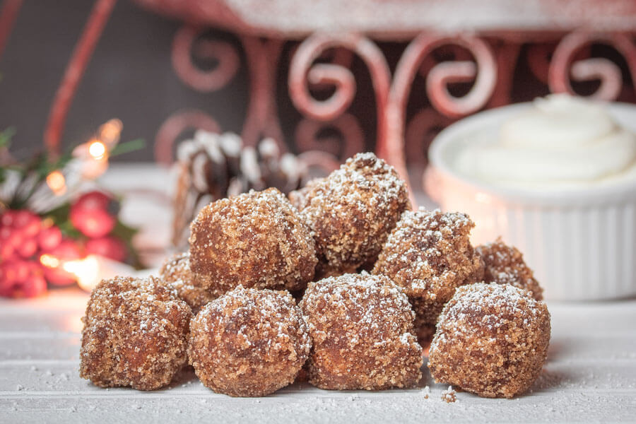 Gingerbread Churro Balls