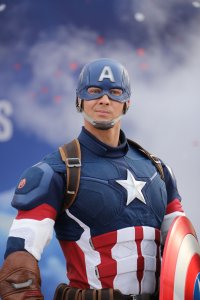 lächelnder Captain America