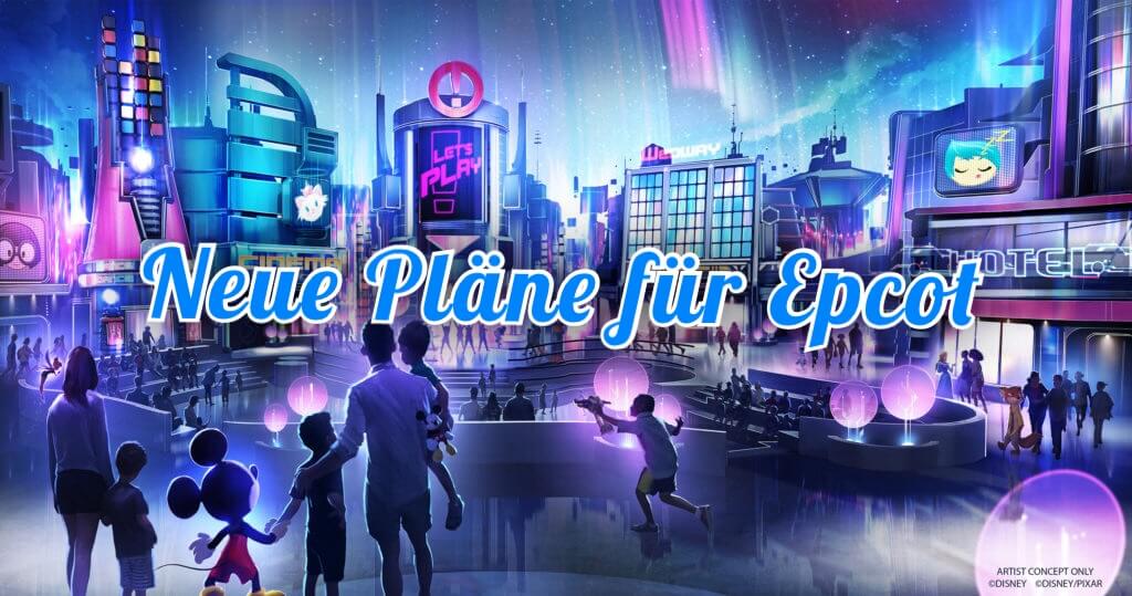 Konzept Art des neuen Epcot Play Pavillons