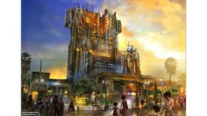 Der Guardians of the Galaxy Tower im California Adventure Park