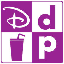 Disney Dining Plan Logo in lila-weißem Design