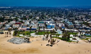 Blick auf Venice Beach