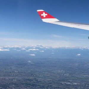 Flug nach Japan mit Aussicht auf den Fuji-San