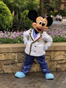 Mickey Mouse beim Meet & Greet in Tokio Disney