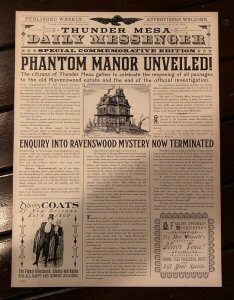 Tageszeitung Thunder Meas Daily Messenger berichtet über Phantom Manor