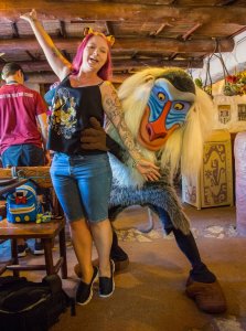 Treffen mit Rafiki in Disneyland Paris