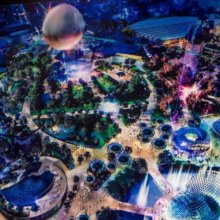 Concept Art für die Umgestaltung Future worlds in Epcot