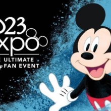 Mickey auf Banner der D23 Expo