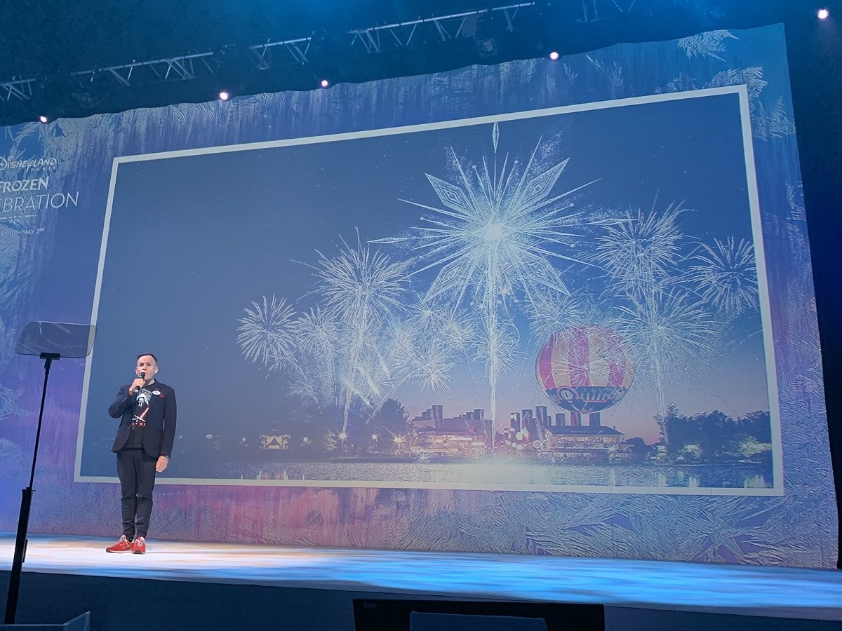 Präsentation der neuen Frozen Saison in Disneyland Paris bei der Pressekonferenz