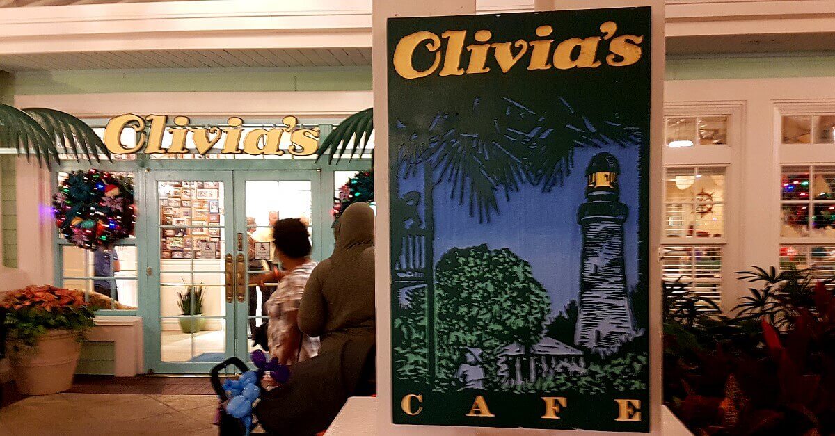 Eingang zu Olivia's Cafe in Disney's Old Key West Resort