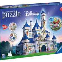 Disney Schloss in 3D als Puzzle