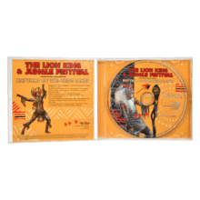 Inlay und CD für den Soundtrack zur Musicalshow Lion King Rhythms of the Pride Lands in Disneyland Paris