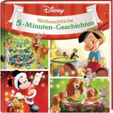 Mickey, Pinoccio und Susi und Strolch sind auf dem weihnachtlichen Buchcover