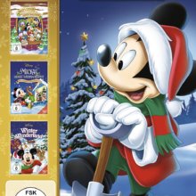 Mickey Mouse in einem Weihnachtsmannkostüm ziert das Cover einer DVD