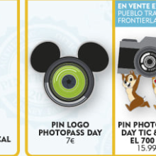 drei Pins zum Photopass Day in Disneyland Paris