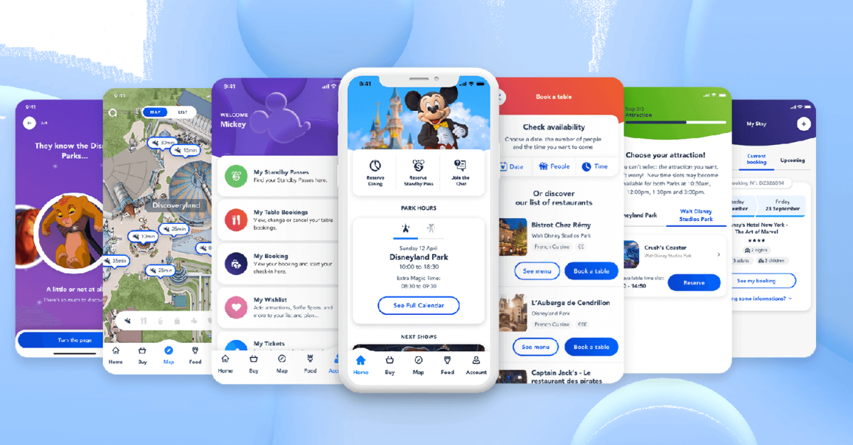 Disneyland Paris App: viele Möglichkeiten & Services in einer App