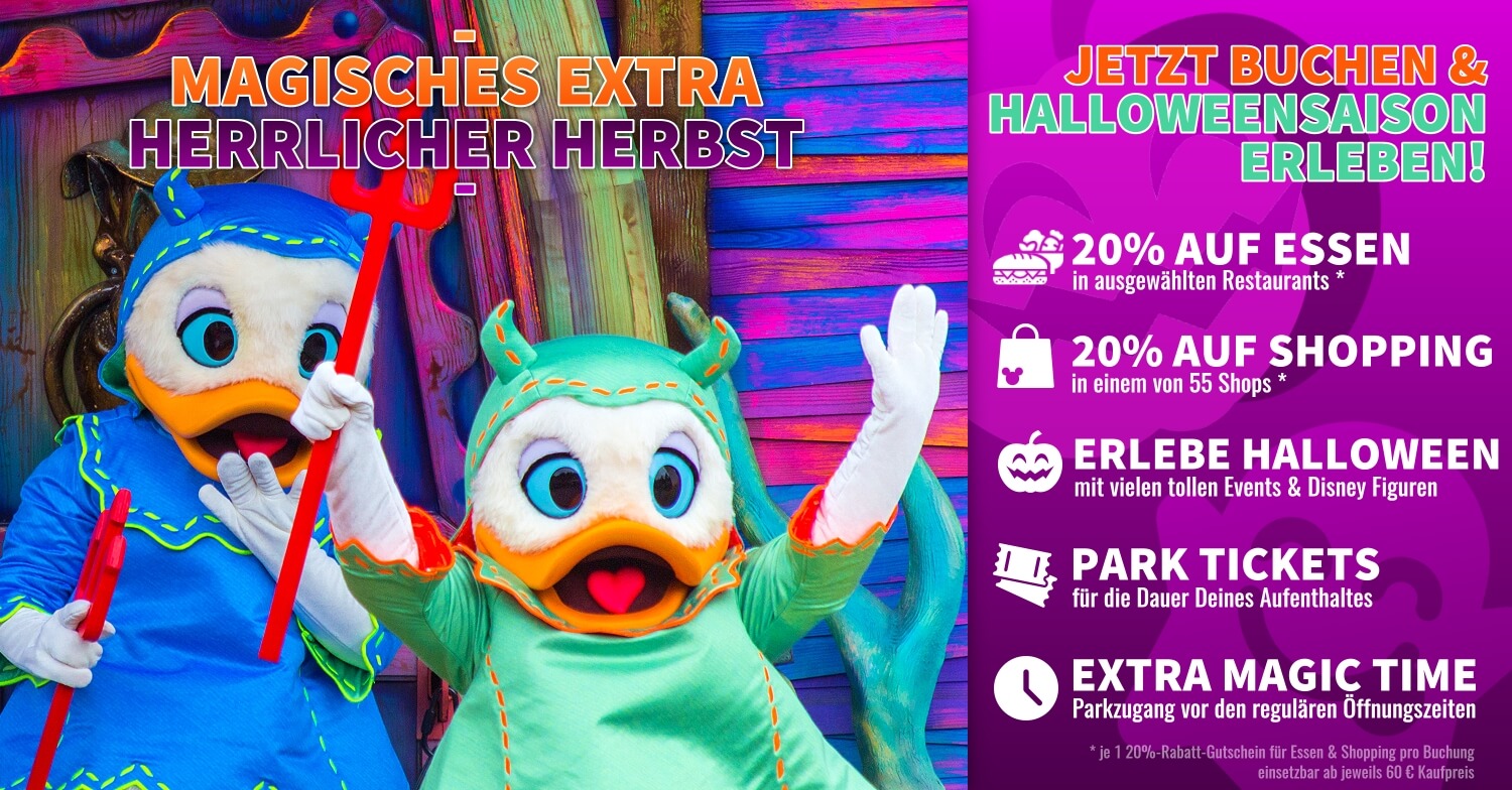 Angebot für Disneyland Paris: Magisches Extra: Herrlicher Hebrst