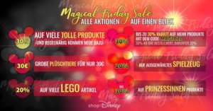 Werbegrafik für den ShopDisney Magical Friday Sale