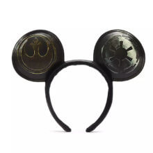 Schwarzer Mickey Mouse Haarreif mit Star Wars Emblem