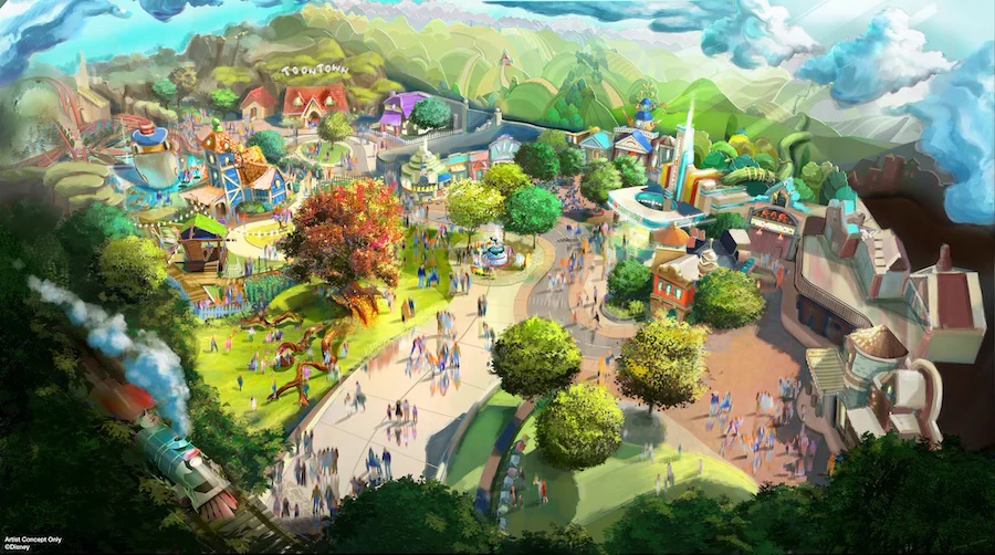 Mickey & Minnie's Toontown Concept Art