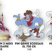 Drei limitierte Pins mit unterschiedlichen Disney Motiven