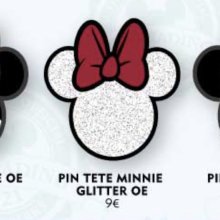 Drei Pins im Minnie Maus Look