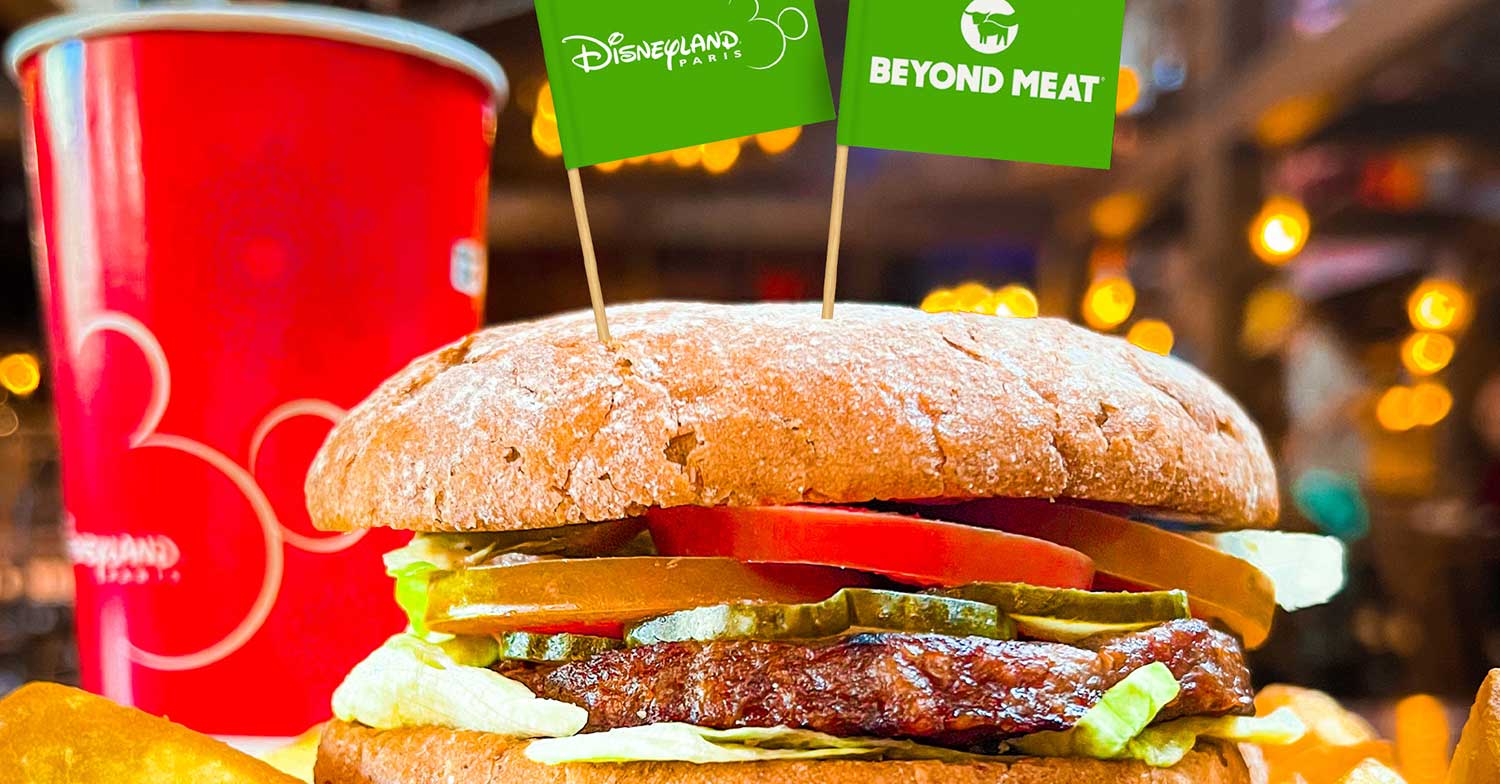 Beyond Meat Burger als fleischlose Alternative in Disneyland Paris