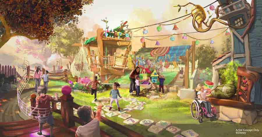 Concept Art Goofy’s How-to-Play Yard Toontown