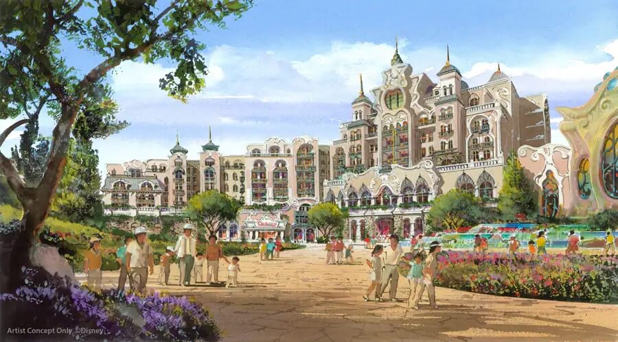 Tokyo DisneySea Fantasy Springs Hotel Concept Art