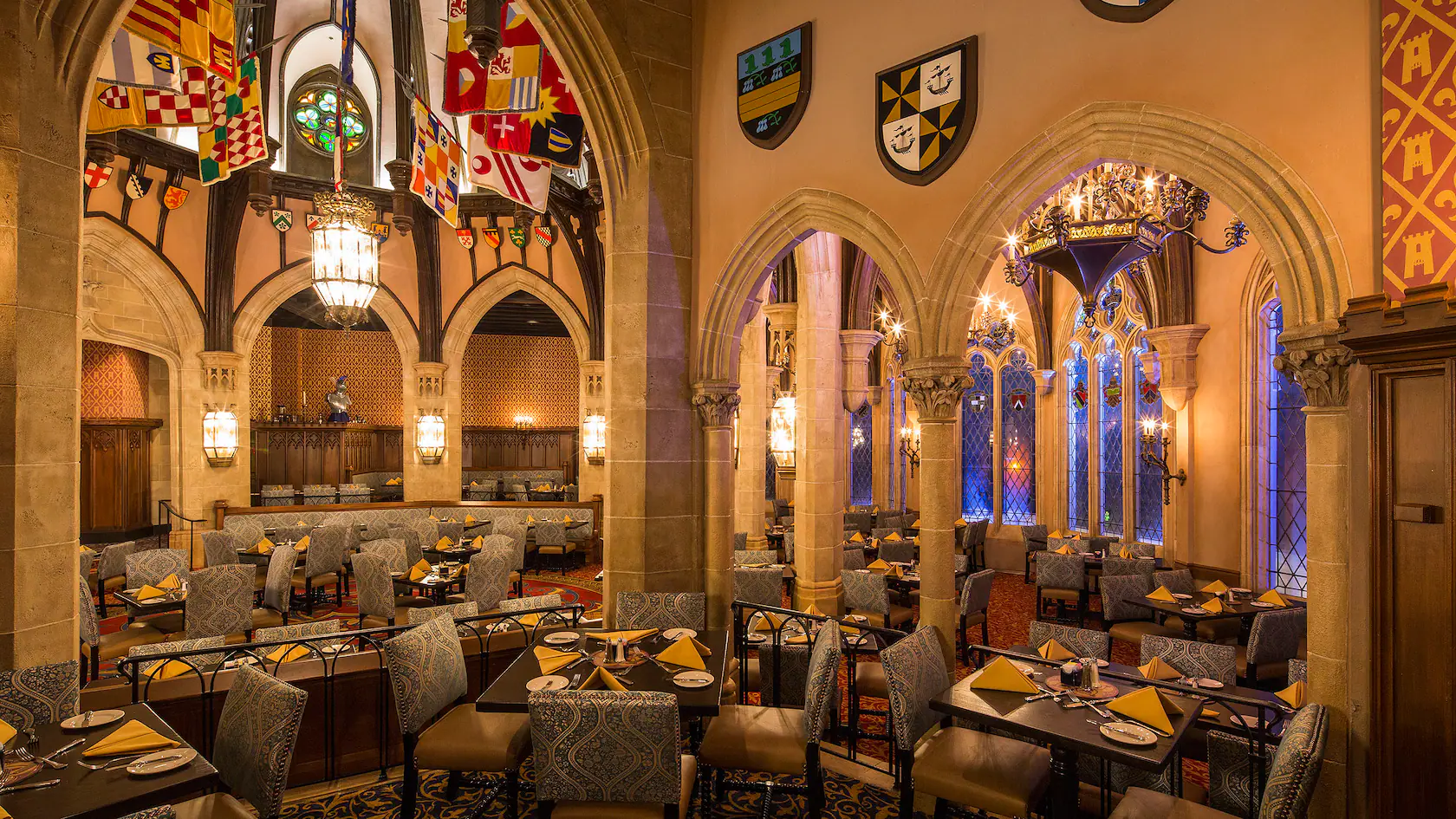 Restaurant im Innern des Cinderella Castle