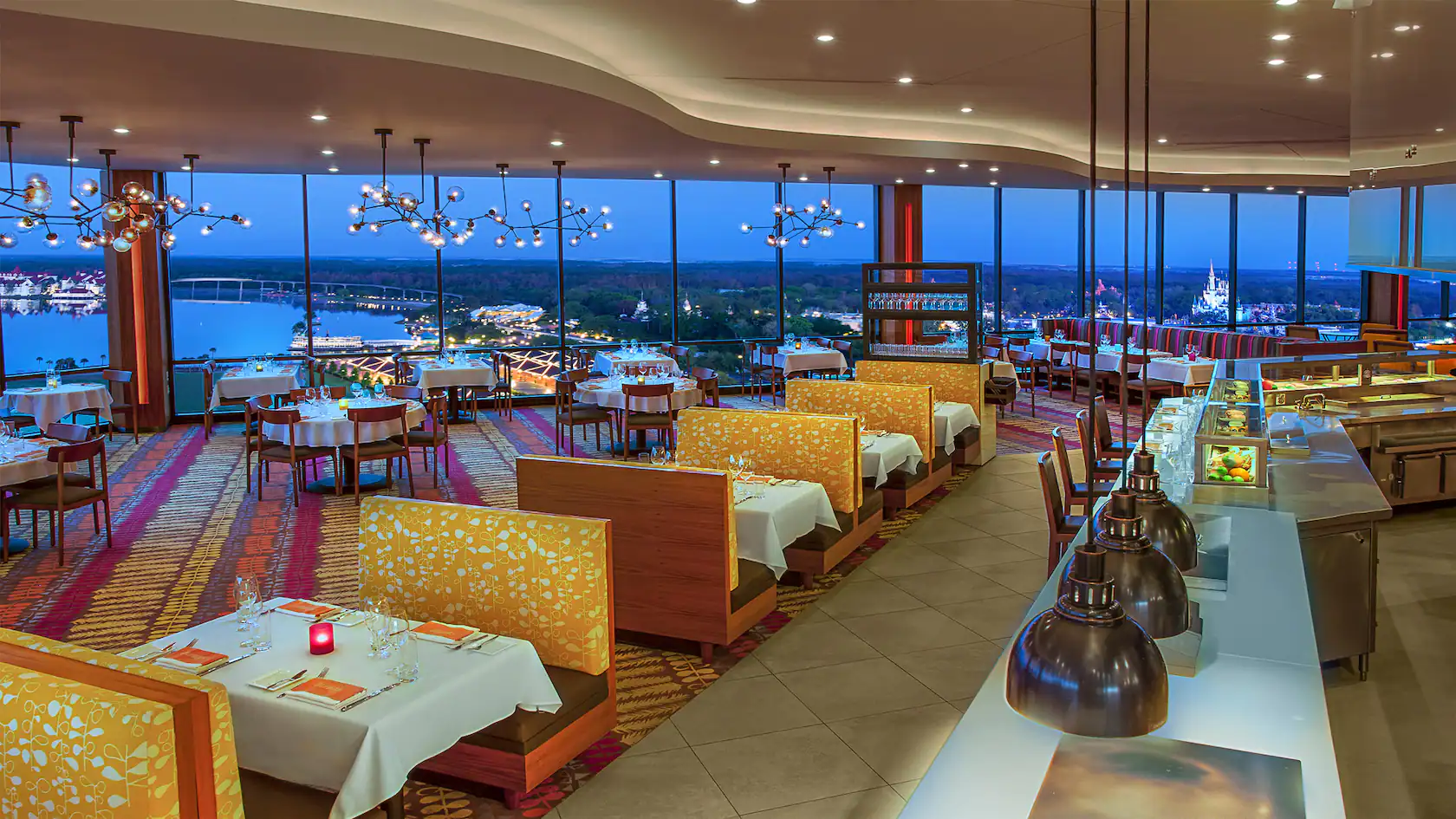 Ausblick aus dem Restaurant California Grill